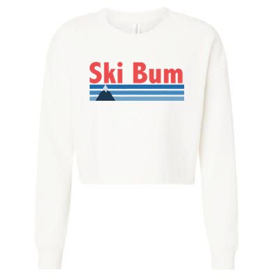 Ski Bum Retro Ski Bum Cropped Pullover Crew