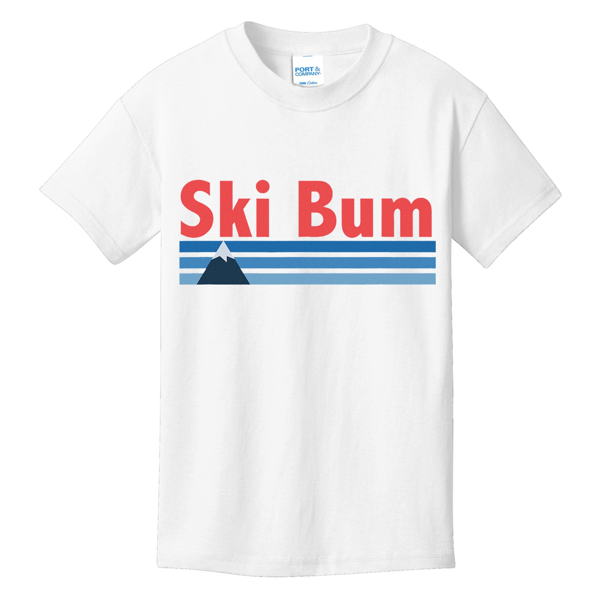 Ski Bum Retro Ski Bum Kids T-Shirt