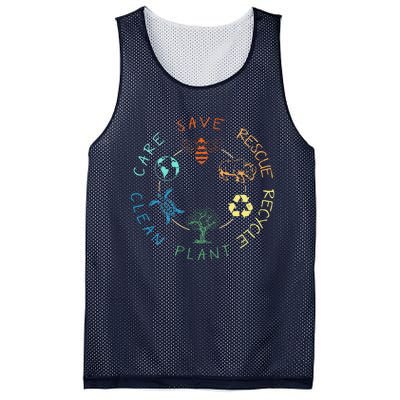 Save Bees Rescue Animals Recycle Plastic Earth Day 2024 Mesh Reversible Basketball Jersey Tank