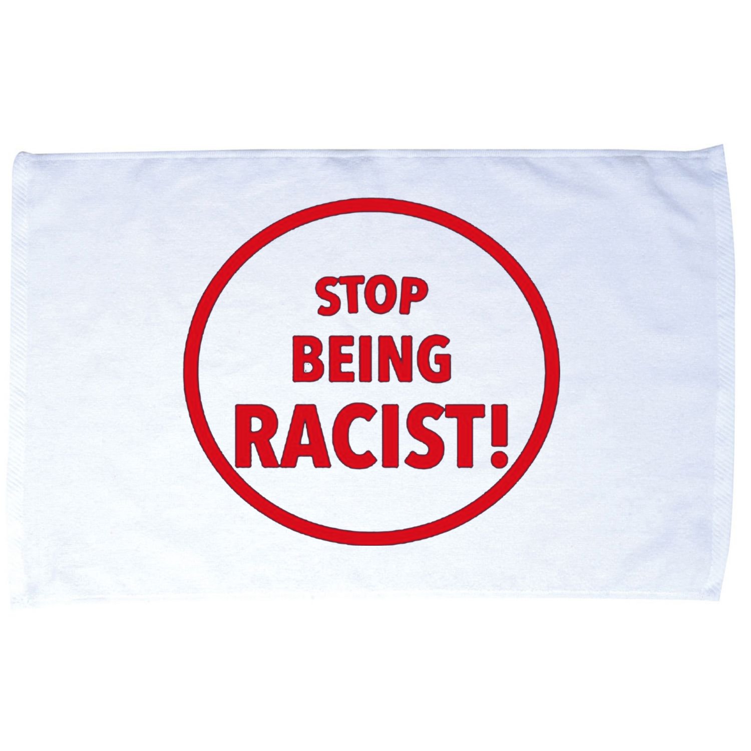 Stop Being Racist Microfiber Hand Towel