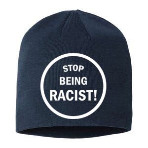 Stop Being Racist Sustainable Beanie