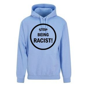 Stop Being Racist Unisex Surf Hoodie