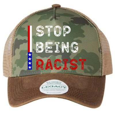 Stop Being Racist Legacy Tie Dye Trucker Hat