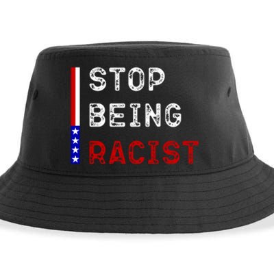 Stop Being Racist Sustainable Bucket Hat