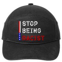 Stop Being Racist 7-Panel Snapback Hat