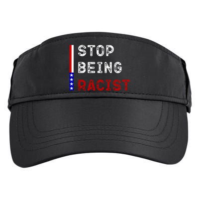 Stop Being Racist Adult Drive Performance Visor