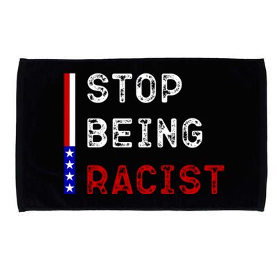 Stop Being Racist Microfiber Hand Towel