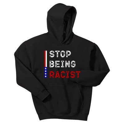 Stop Being Racist Kids Hoodie