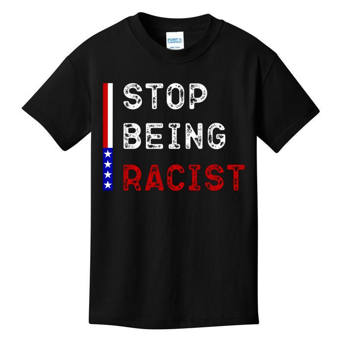 Stop Being Racist Kids T-Shirt