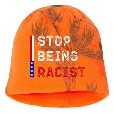 Stop Being Racist Kati - Camo Knit Beanie