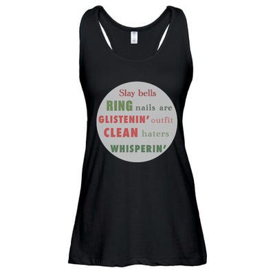 Slay Bells Ring Saying Ladies Essential Flowy Tank