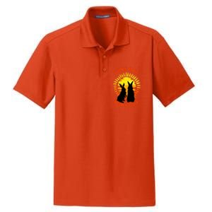 Summer Bunny Rabbits Suns Out Bun Out Great Gift Dry Zone Grid Polo