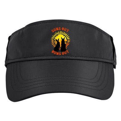 Summer Bunny Rabbits Suns Out Bun Out Great Gift Adult Drive Performance Visor