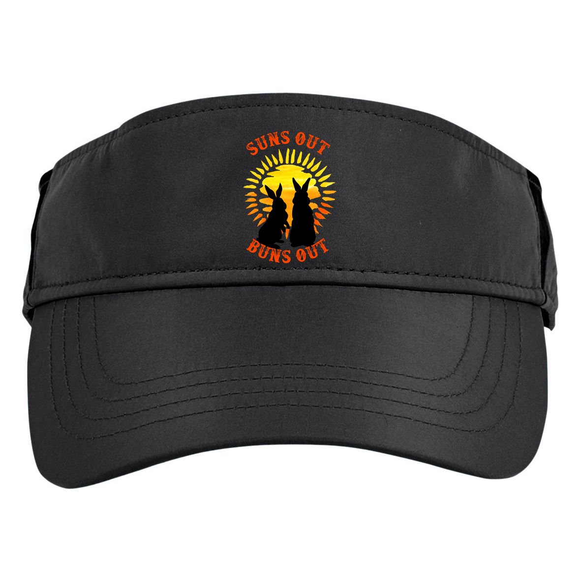 Summer Bunny Rabbits Suns Out Bun Out Great Gift Adult Drive Performance Visor