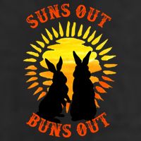 Summer Bunny Rabbits Suns Out Bun Out Great Gift Adult Drive Performance Visor