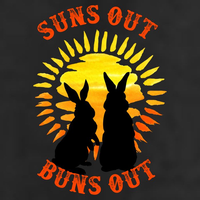 Summer Bunny Rabbits Suns Out Bun Out Great Gift Adult Drive Performance Visor