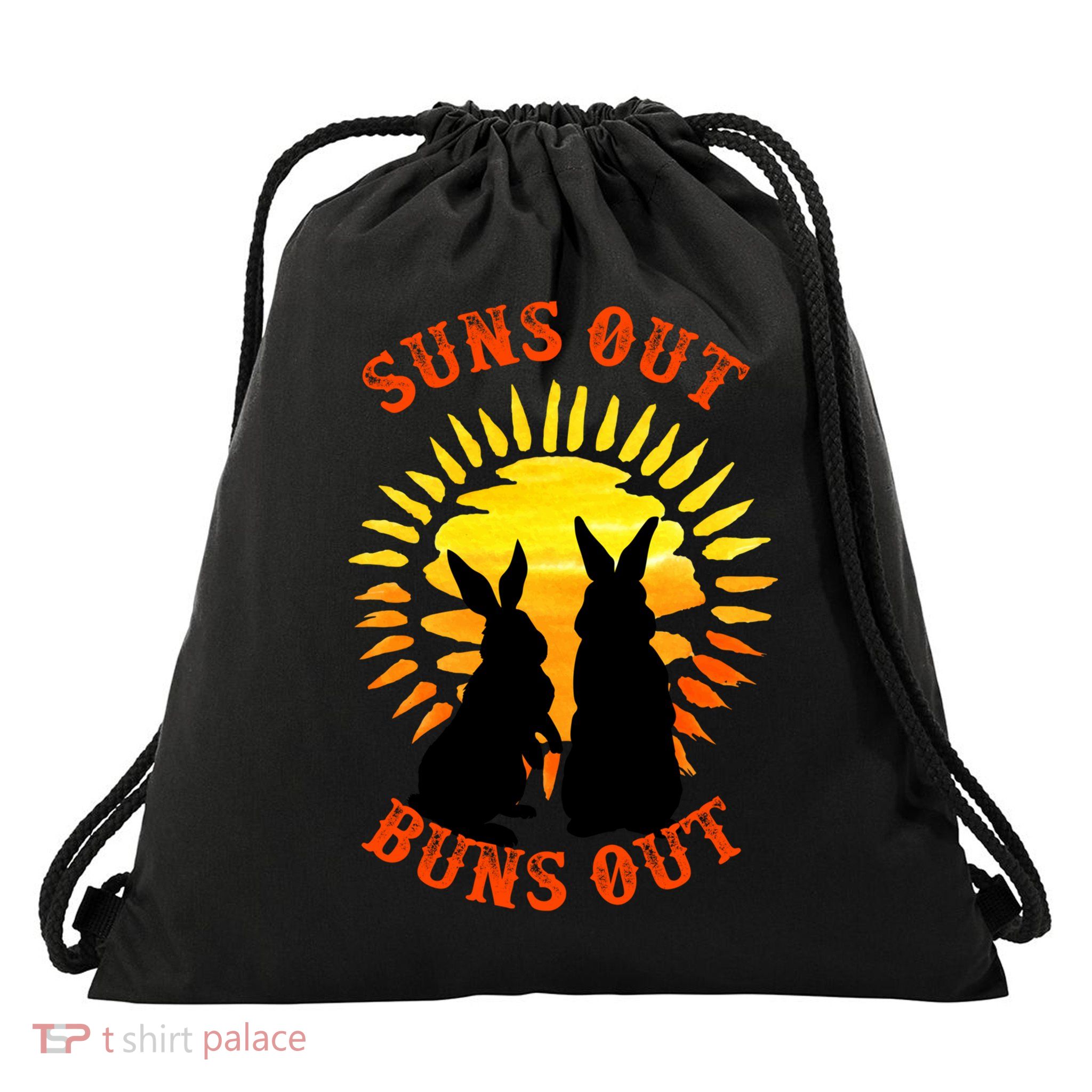 Summer Bunny Rabbits Suns Out Bun Out Great Gift Drawstring Bag