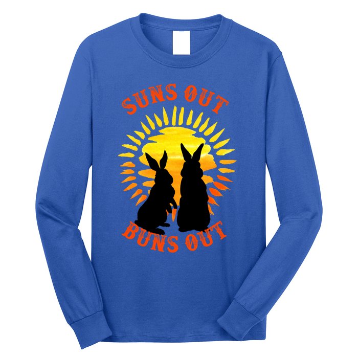 Summer Bunny Rabbits Suns Out Bun Out Great Gift Long Sleeve Shirt