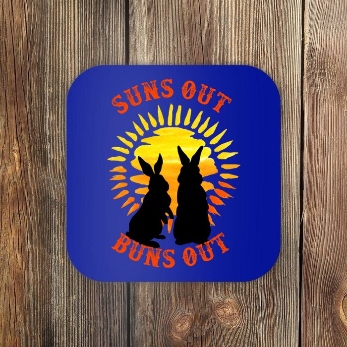 Summer Bunny Rabbits Suns Out Bun Out Great Gift Coaster