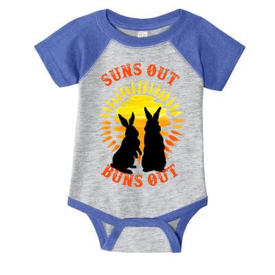 Summer Bunny Rabbits Suns Out Bun Out Great Gift Infant Baby Jersey Bodysuit