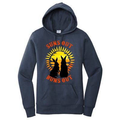 Summer Bunny Rabbits Suns Out Bun Out Great Gift Women's Pullover Hoodie