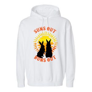 Summer Bunny Rabbits Suns Out Bun Out Great Gift Garment-Dyed Fleece Hoodie