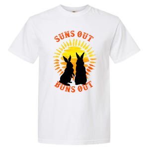 Summer Bunny Rabbits Suns Out Bun Out Great Gift Garment-Dyed Heavyweight T-Shirt