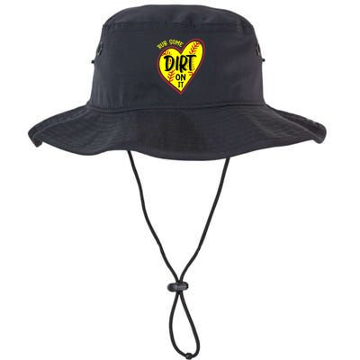 Softball Baseball Rub Some Dirt On It Support N Gift Legacy Cool Fit Booney Bucket Hat