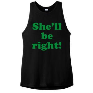 SheLl Be Right! Australia Aussie For Australian Slang Ladies PosiCharge Tri-Blend Wicking Tank