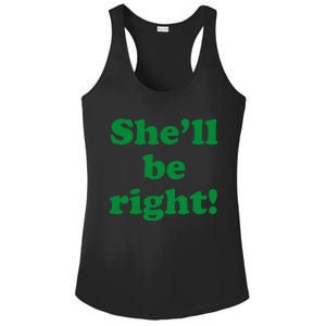 SheLl Be Right! Australia Aussie For Australian Slang Ladies PosiCharge Competitor Racerback Tank