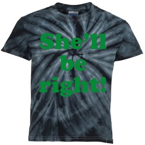 SheLl Be Right! Australia Aussie For Australian Slang Kids Tie-Dye T-Shirt