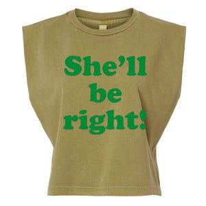 SheLl Be Right! Australia Aussie For Australian Slang Garment-Dyed Women's Muscle Tee