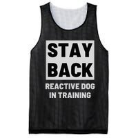 Stay Back Reactive Dog Walking Mesh Reversible Basketball Jersey Tank