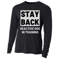 Stay Back Reactive Dog Walking Cooling Performance Long Sleeve Crew