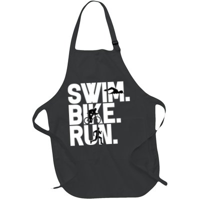 Swim Bike Run Triathlon Triathlete Athletics Gift Apron
