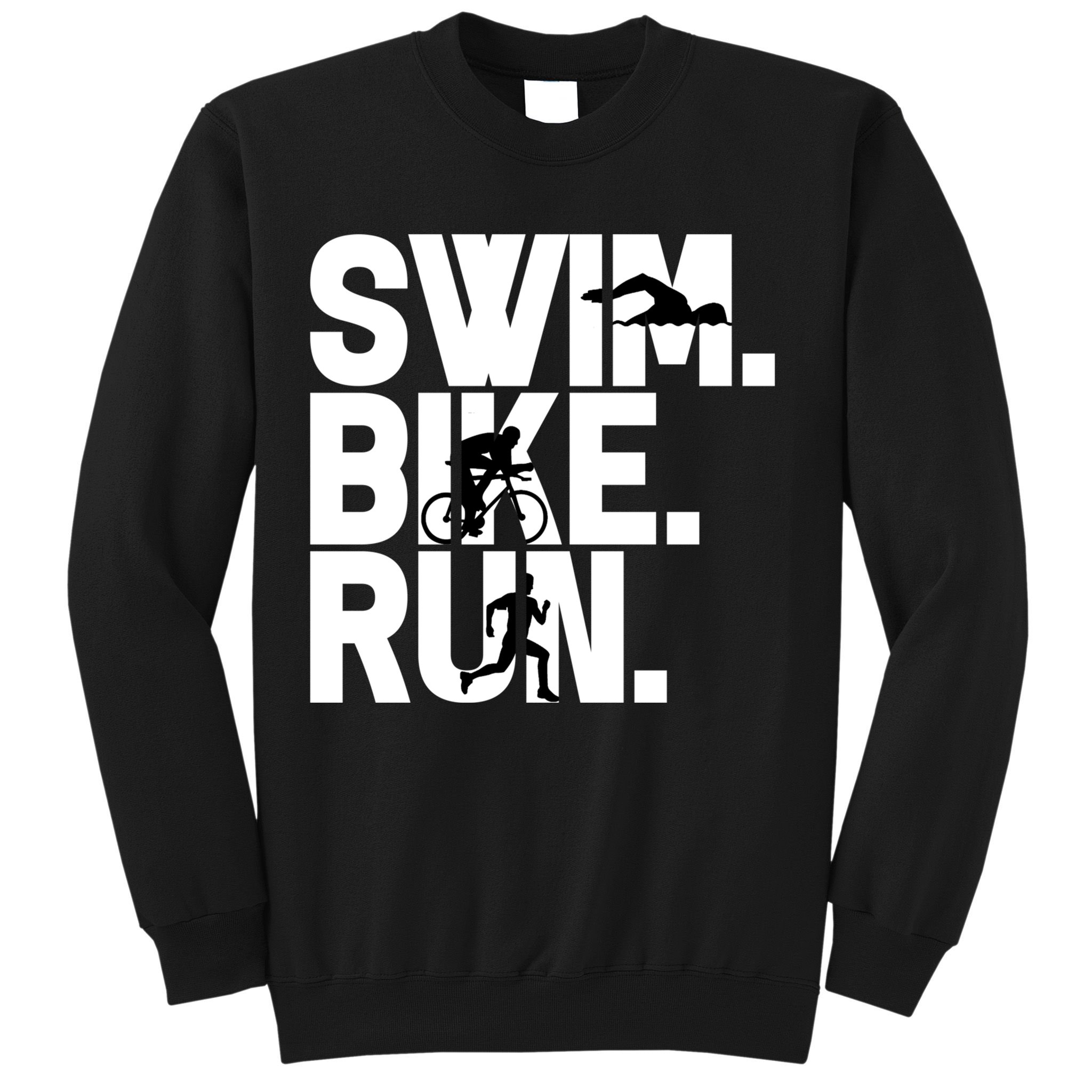 Swim Bike Run Triathlon Triathlete Athletics Gift Sweatshirt