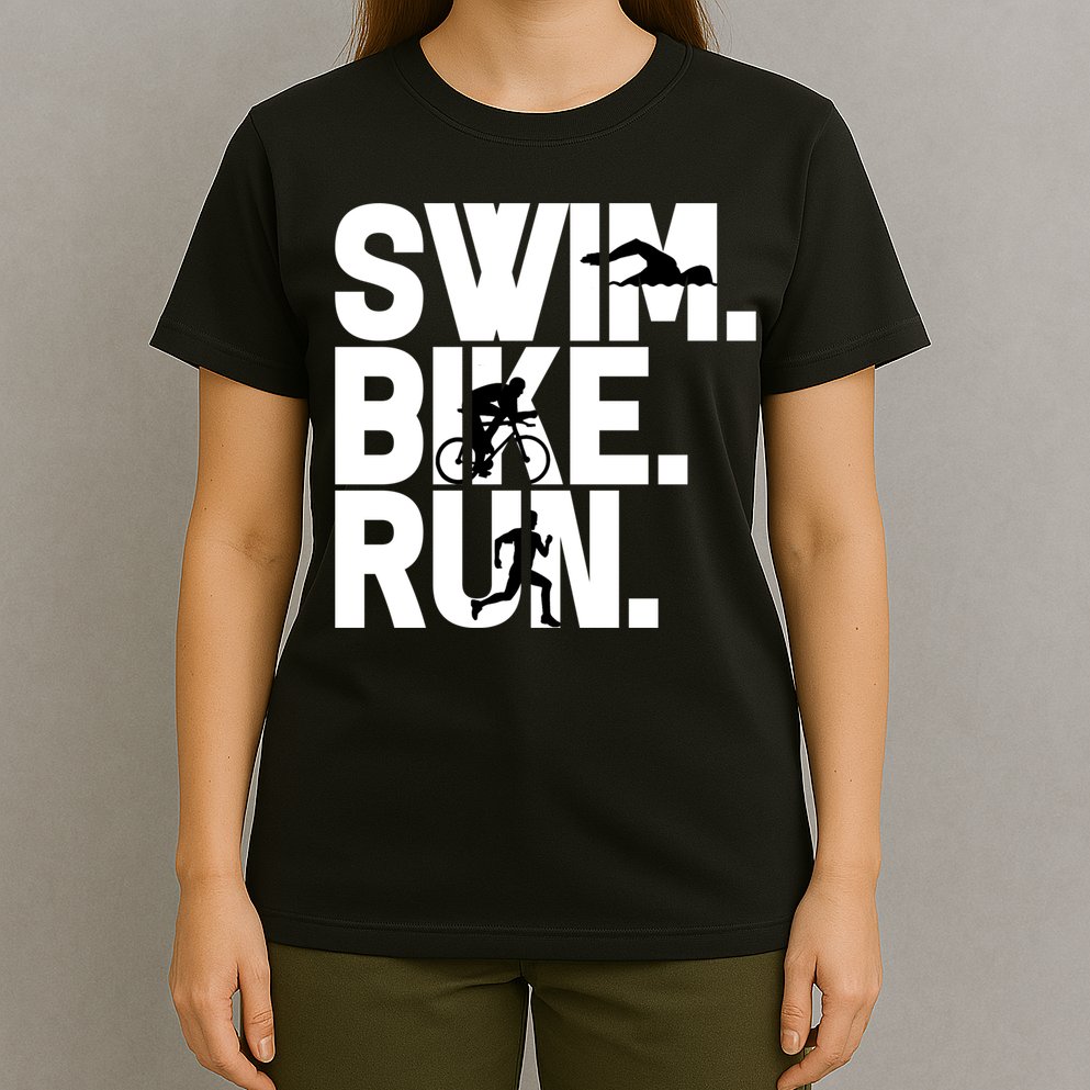 Swim Bike Run Triathlon Triathlete Athletics Gift T-Shirt