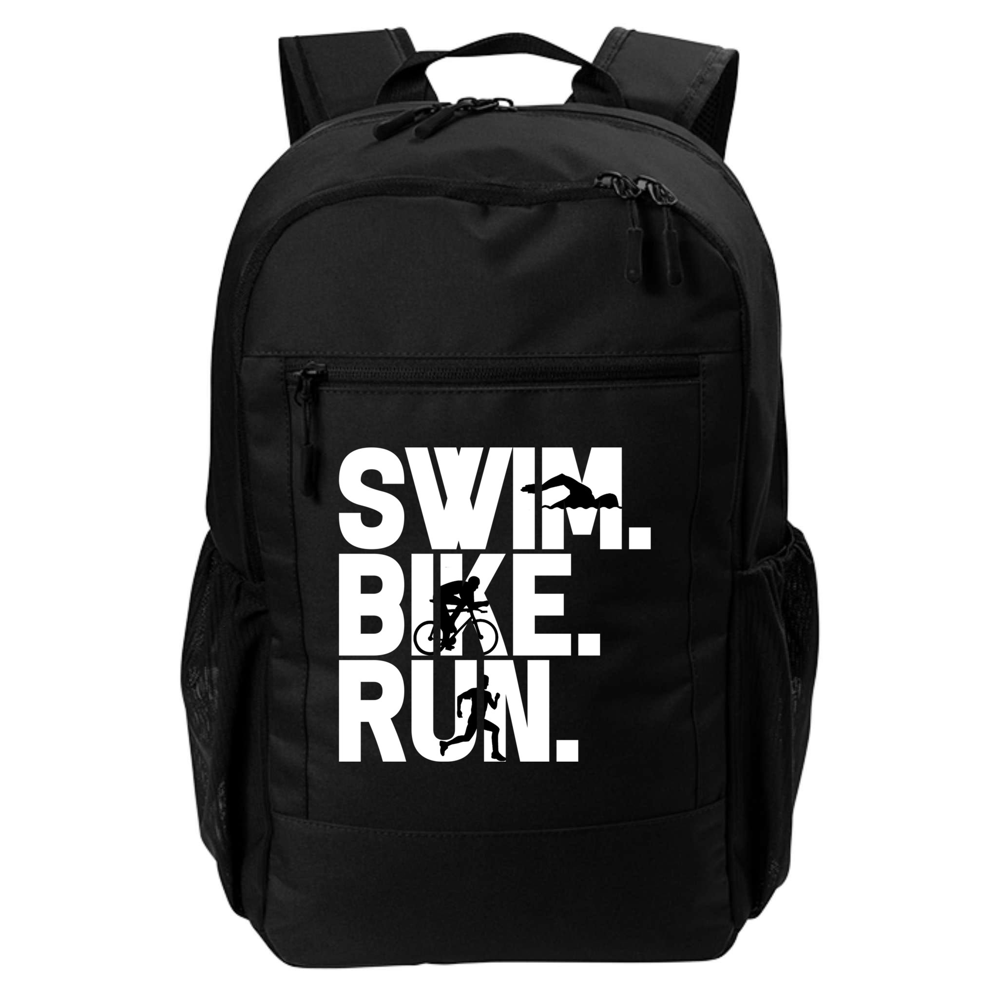 Swim Bike Run Triathlon Triathlete Athletics Gift Backpack