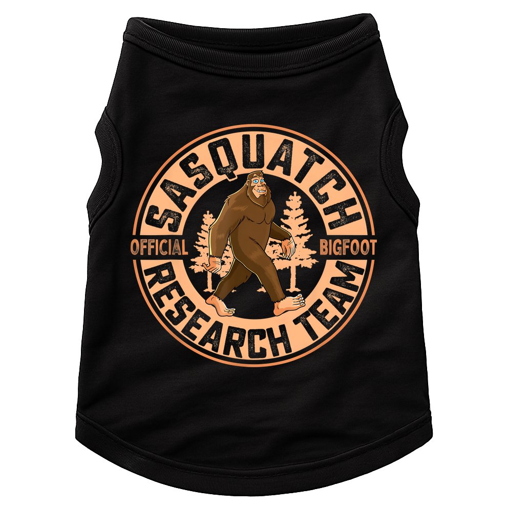 Sasquatch Bigfoot Research Team Men Women Kids Doggie Tank