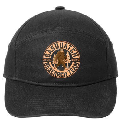 Sasquatch Bigfoot Research Team Men Women Kids 7-Panel Snapback Hat