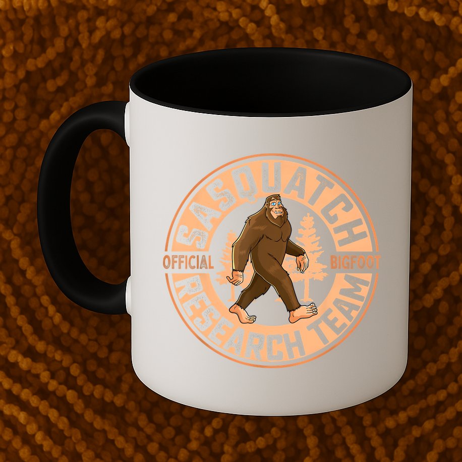 Sasquatch Bigfoot Research Team Men Women Kids Mug