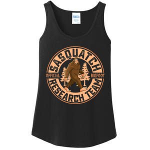 Sasquatch Bigfoot Research Team Men Women Kids Ladies Essential Tank