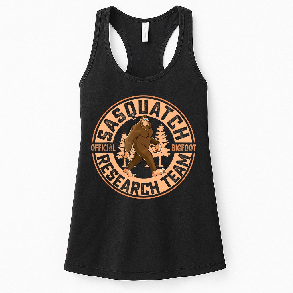 Sasquatch Bigfoot Research Team Men Women Kids Womens Tank Top