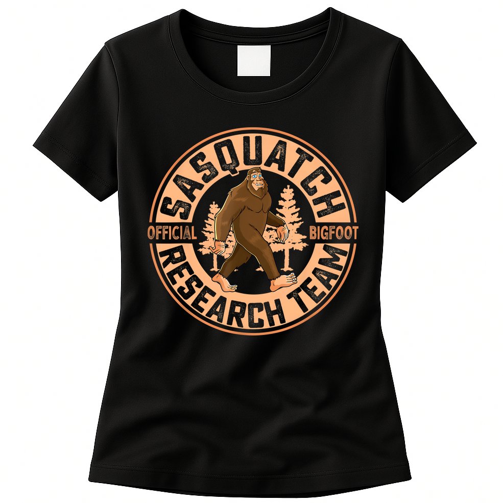 Sasquatch Bigfoot Research Team Men Women Kids Womens T-Shirt