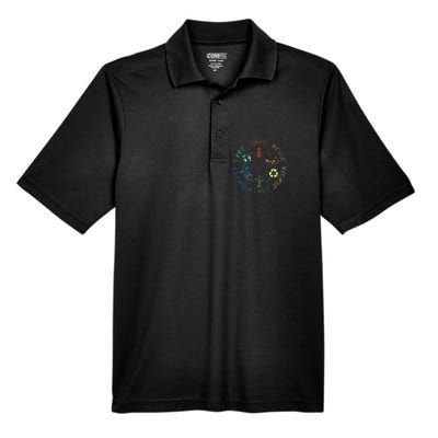 Save Bees Rescue Animals Recycle Plastic Earth Day 2024 Men's Origin Performance Pique Polo