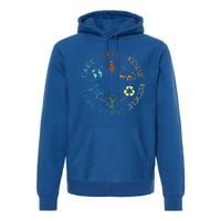 Save Bees Rescue Animals Recycle Plastic Earth Day 2024 Premium Hoodie