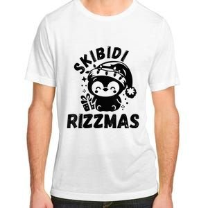 Ski Bidi Riz Zmas Funny Gen Alpha Slang Christmas Penguin Adult ChromaSoft Performance T-Shirt