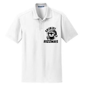 Ski Bidi Riz Zmas Funny Gen Alpha Slang Christmas Penguin Dry Zone Grid Polo