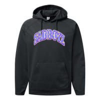 S.A.D B.O.Y.Z Rhinestone Logo Star Performance Fleece Hoodie