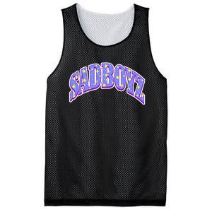 S.A.D B.O.Y.Z Rhinestone Logo Star Mesh Reversible Basketball Jersey Tank